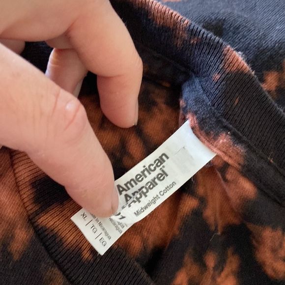 ✨BLEACH TIE-DYE Oversized Tee 100% Cotton T-Shirt Unisex Size Extra Large XL✨ - Picture 5 of 5